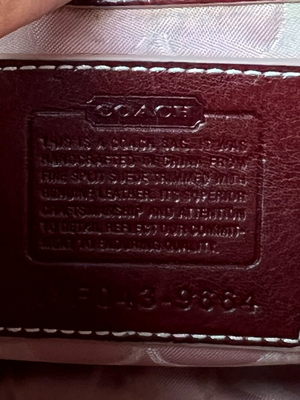 rare Coach 9664 Soho Shoulder Flap Pink Suede Leather Bag Vintage Y2K - Picture 8 of 9